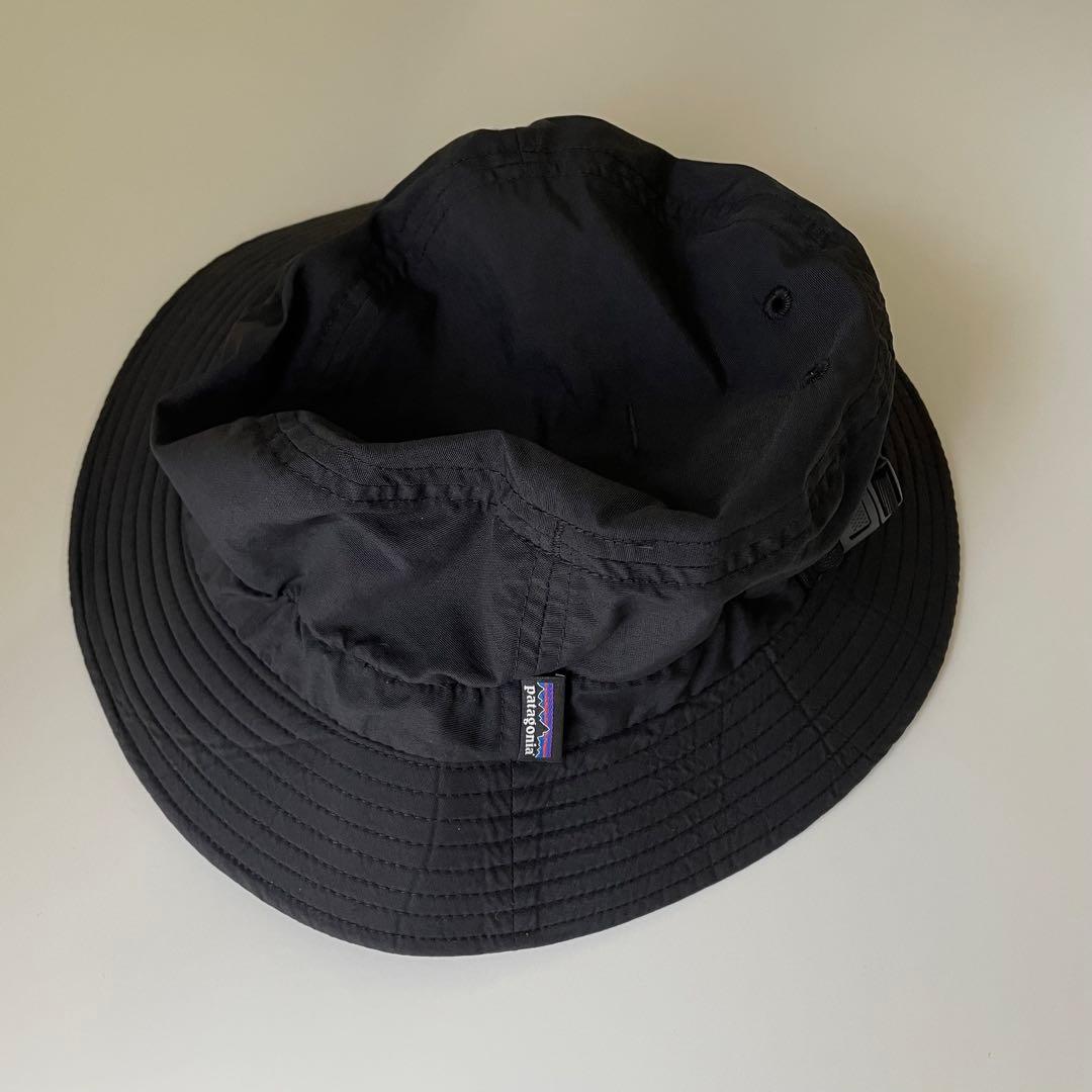 patagonia 黒 サーフブリムハット Ｌ