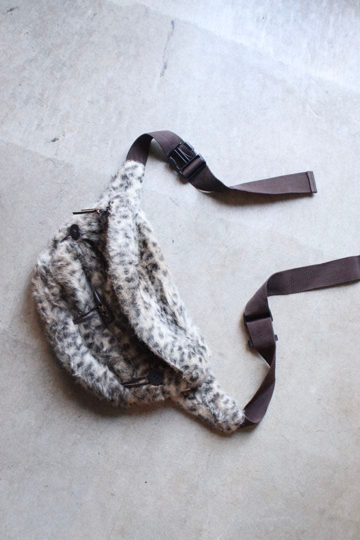 rare グッドイナフ フェイク ファー ウエストバック 名作