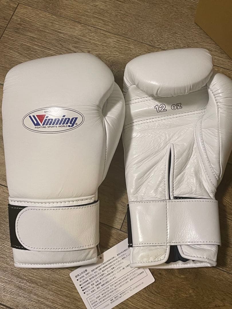 Winningグローブ12oz ホワイト