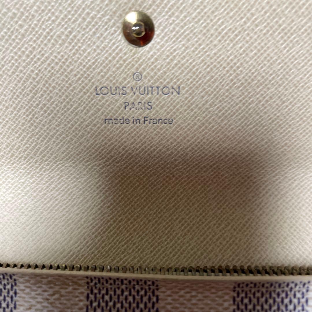 LOUIS VUITTON ルイスビトン ダミエ白長財布