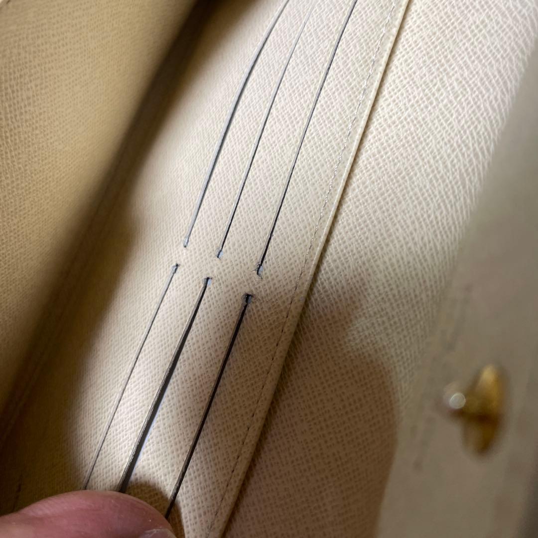 LOUIS VUITTON ルイスビトン ダミエ白長財布