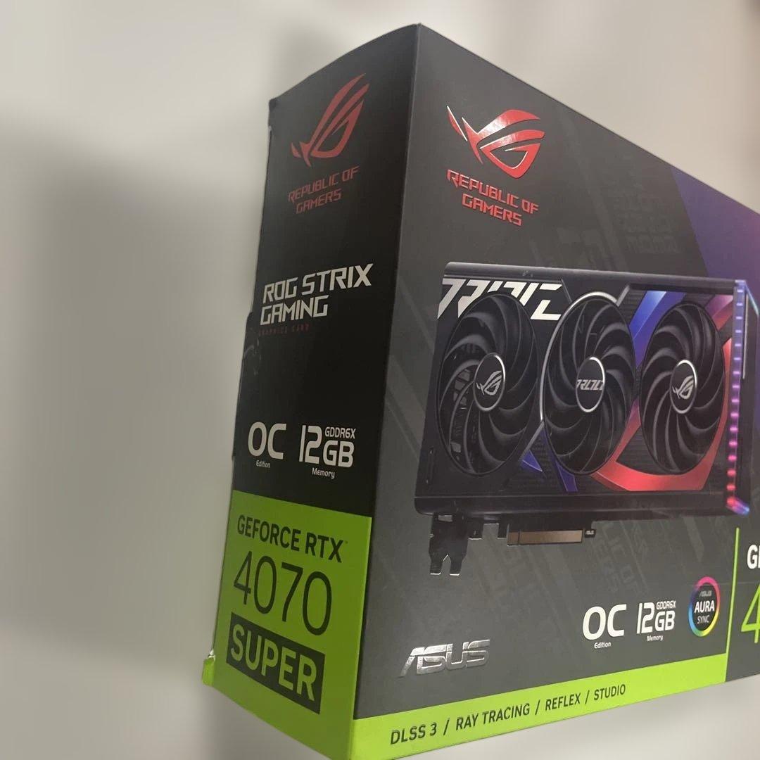 グラフィックボード・グラボ・ビデオカード ASUS ROG STRIX GAMING RTX 4070 SUPER