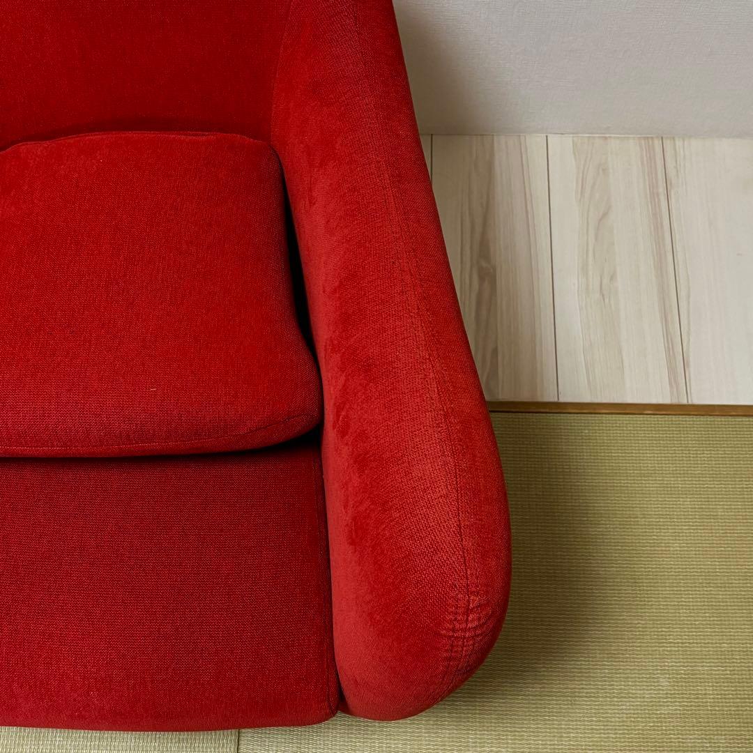 イデー　ミニミラーアームチェア　レッド