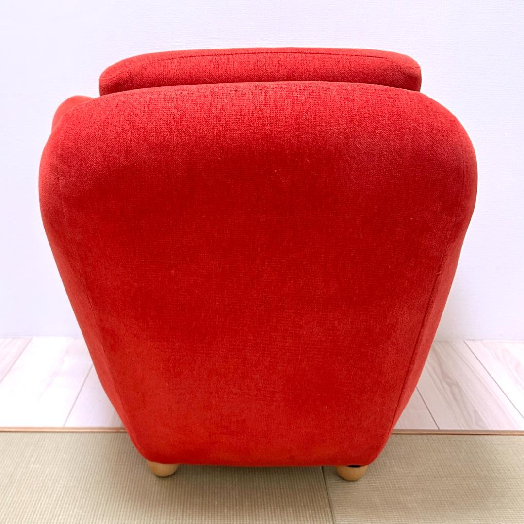 イデー　ミニミラーアームチェア　レッド