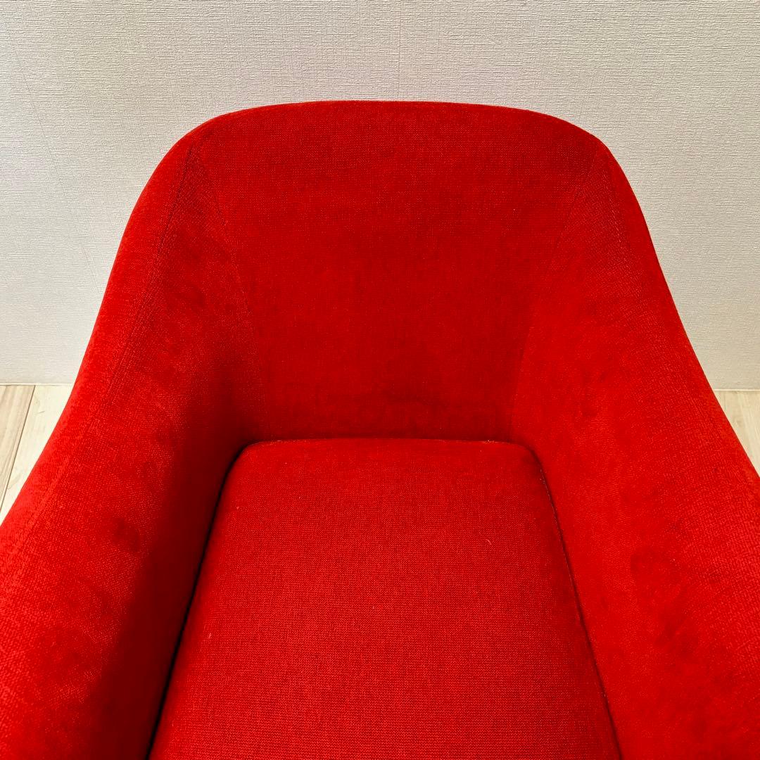 イデー　ミニミラーアームチェア　レッド