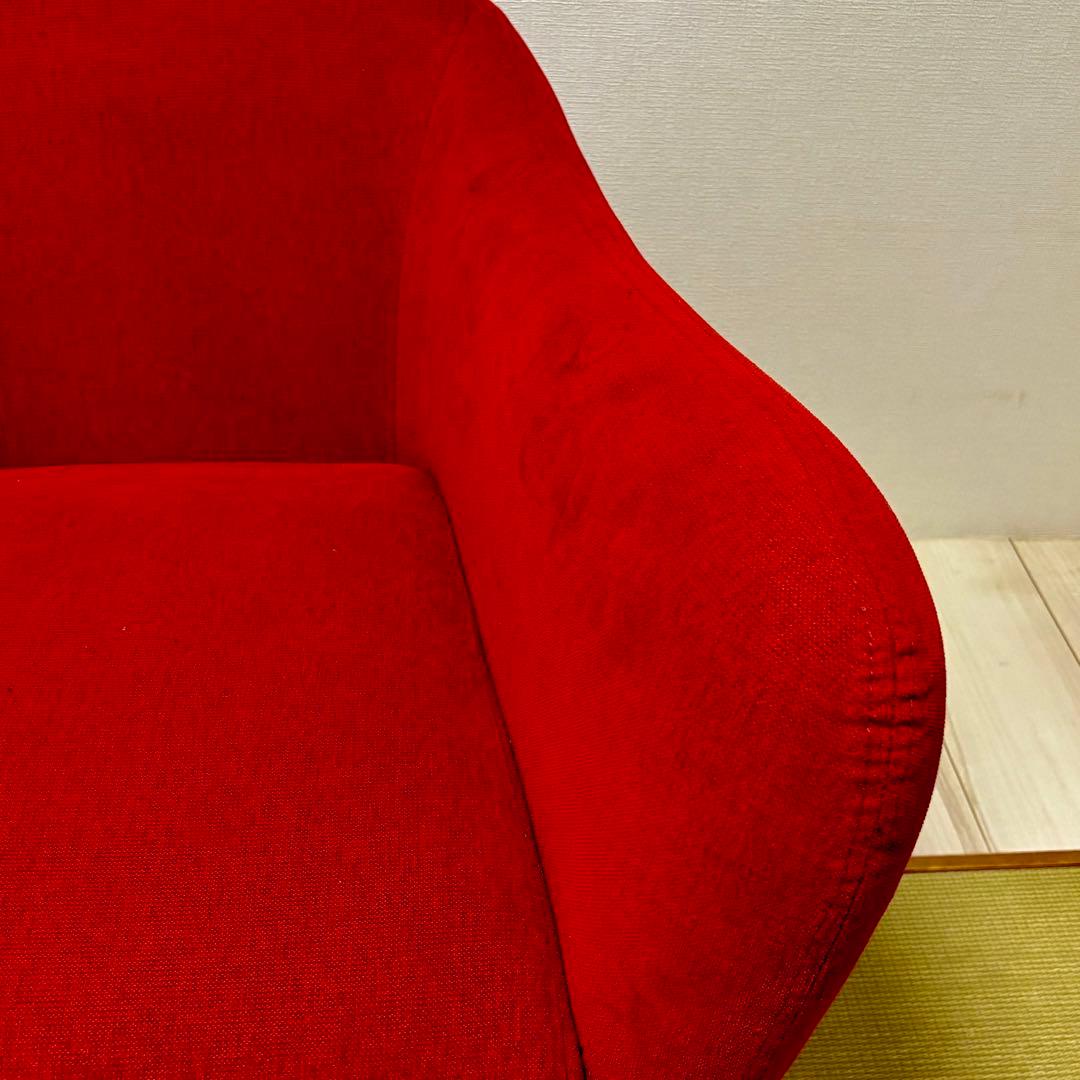 イデー　ミニミラーアームチェア　レッド