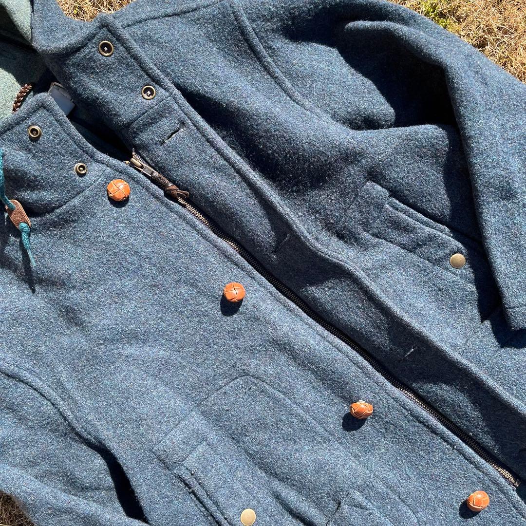 L.L.BEAN ウール ロングコート ダッフルコート 90s USA製