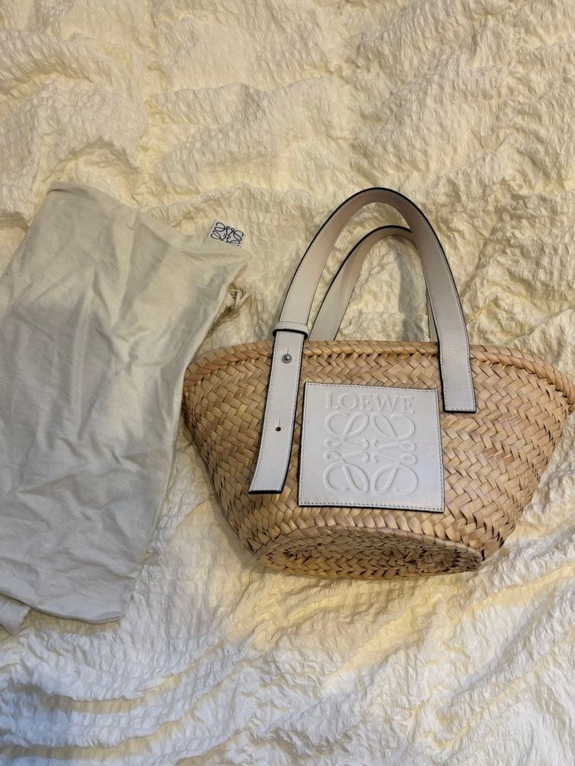 LOEWE かご　バッグ　スモール