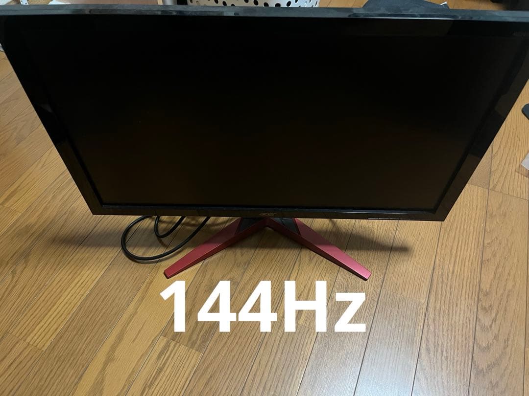 Acer モニター ブラック/レッド144Hz
