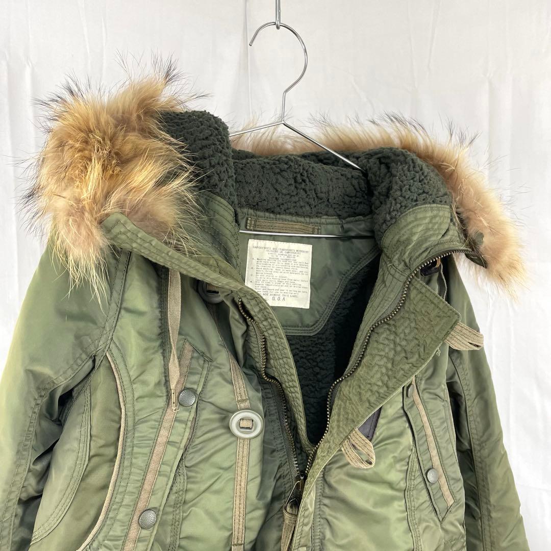 ジャケット・アウター 00s goa n-3b mods coat realfur military