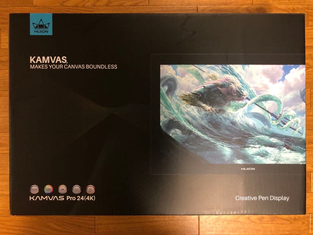 HUION kamvas pro 24(4K)UHD液晶ペンタブレット