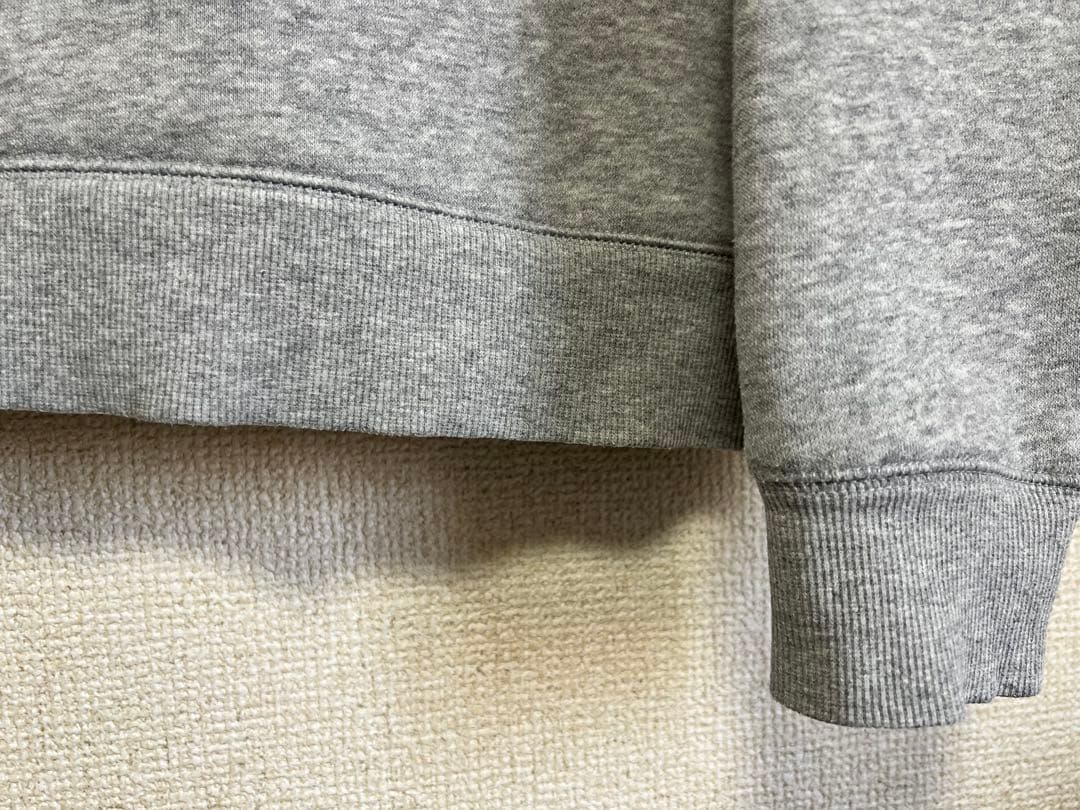 UGG ファーロゴ スウェット グレー ピンク 裏起毛 S