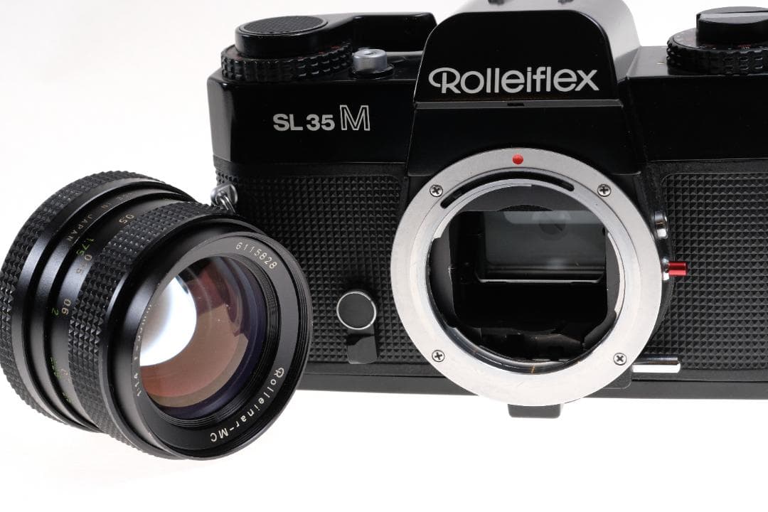 【独製】Rollei SL35＋標準レンズ 店舗インテリア・装飾に ＊ジャンク品