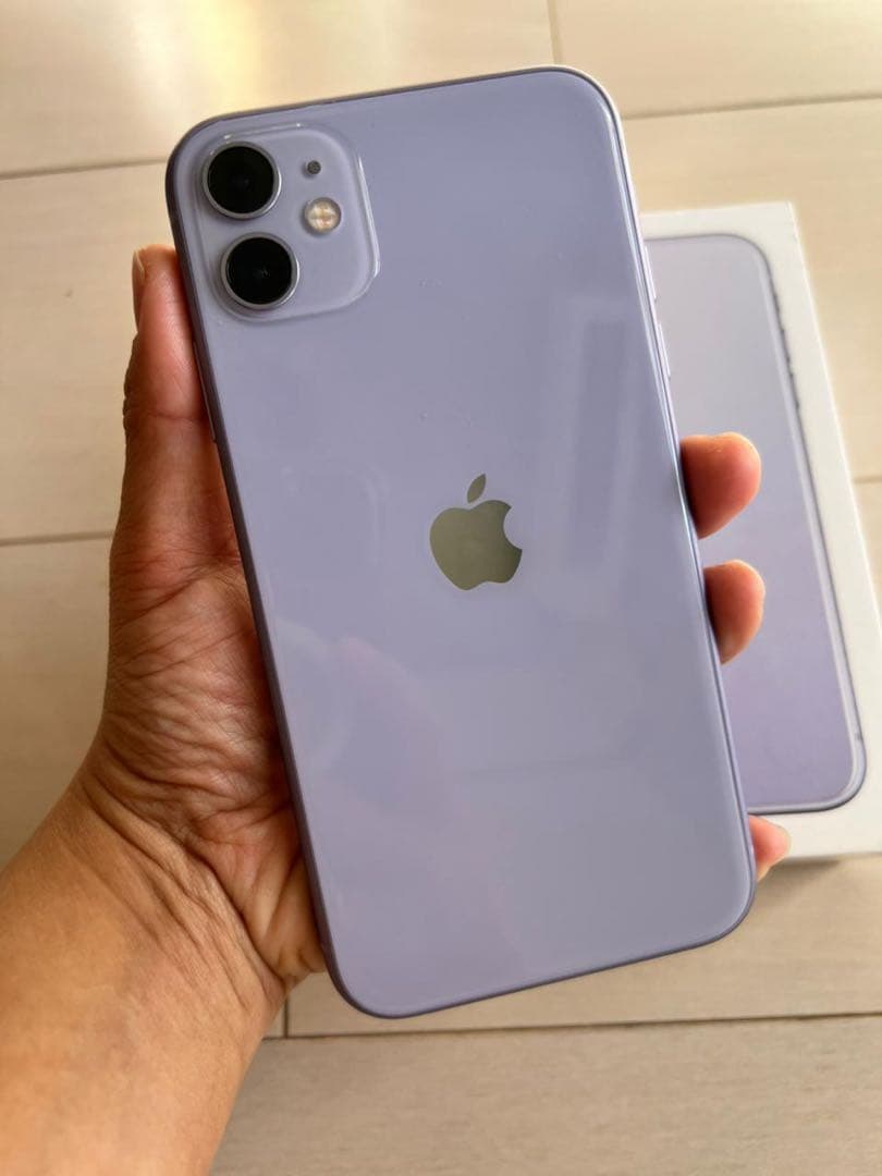 Apple iPhone 11 パープル 本体 箱付き SIMフリー