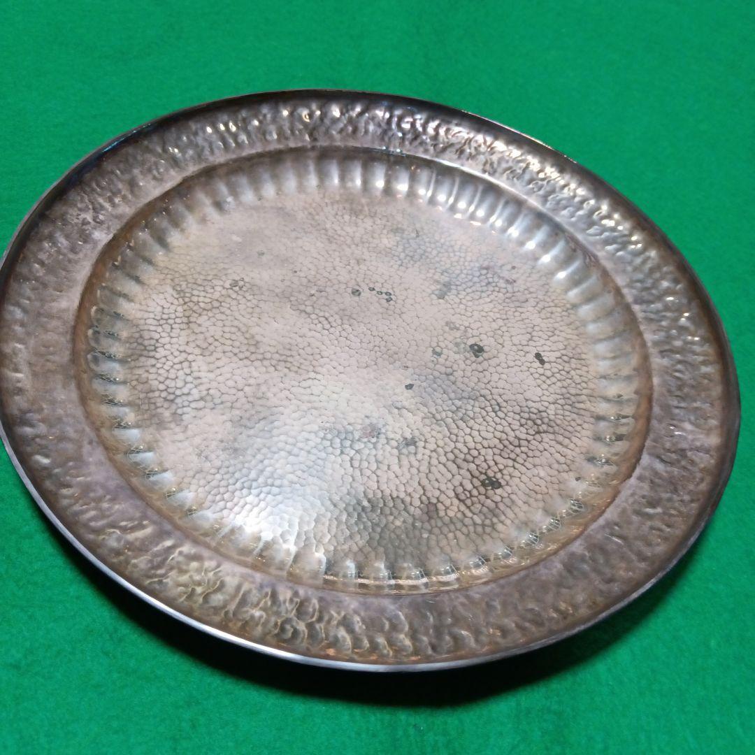 純銀製皿　 純銀保証　302g 木箱付き