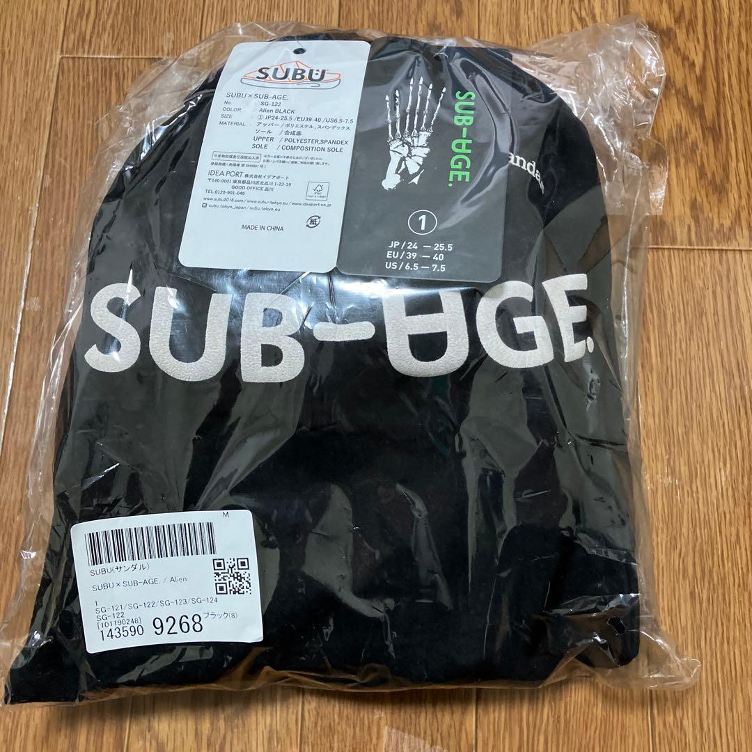 SUBU × SUB-AGE. Alien sandals サイズ1 新品未使用