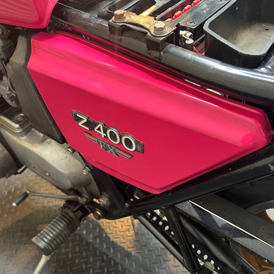 9/26まで出品 最終値下げ　z400fx 外装セット タンク サイドカバー
