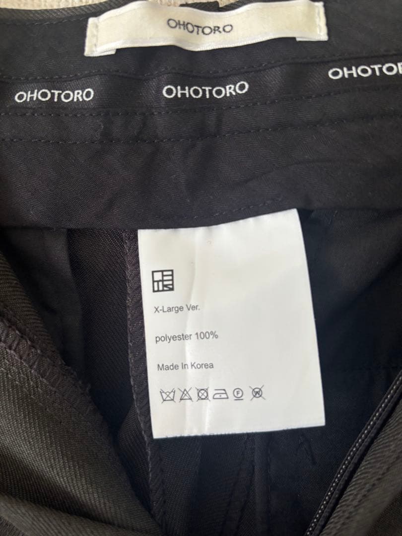 OHOTORO Forte Slacks For Him (FW) チャコール