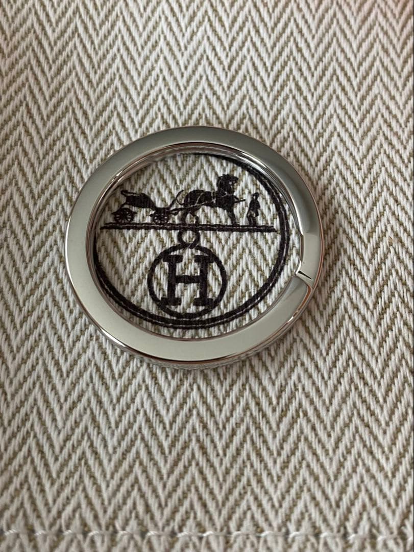 エルメス　キーホルダー　Hトゥスピード　キーリング　　シルバー　ステンレス　新品