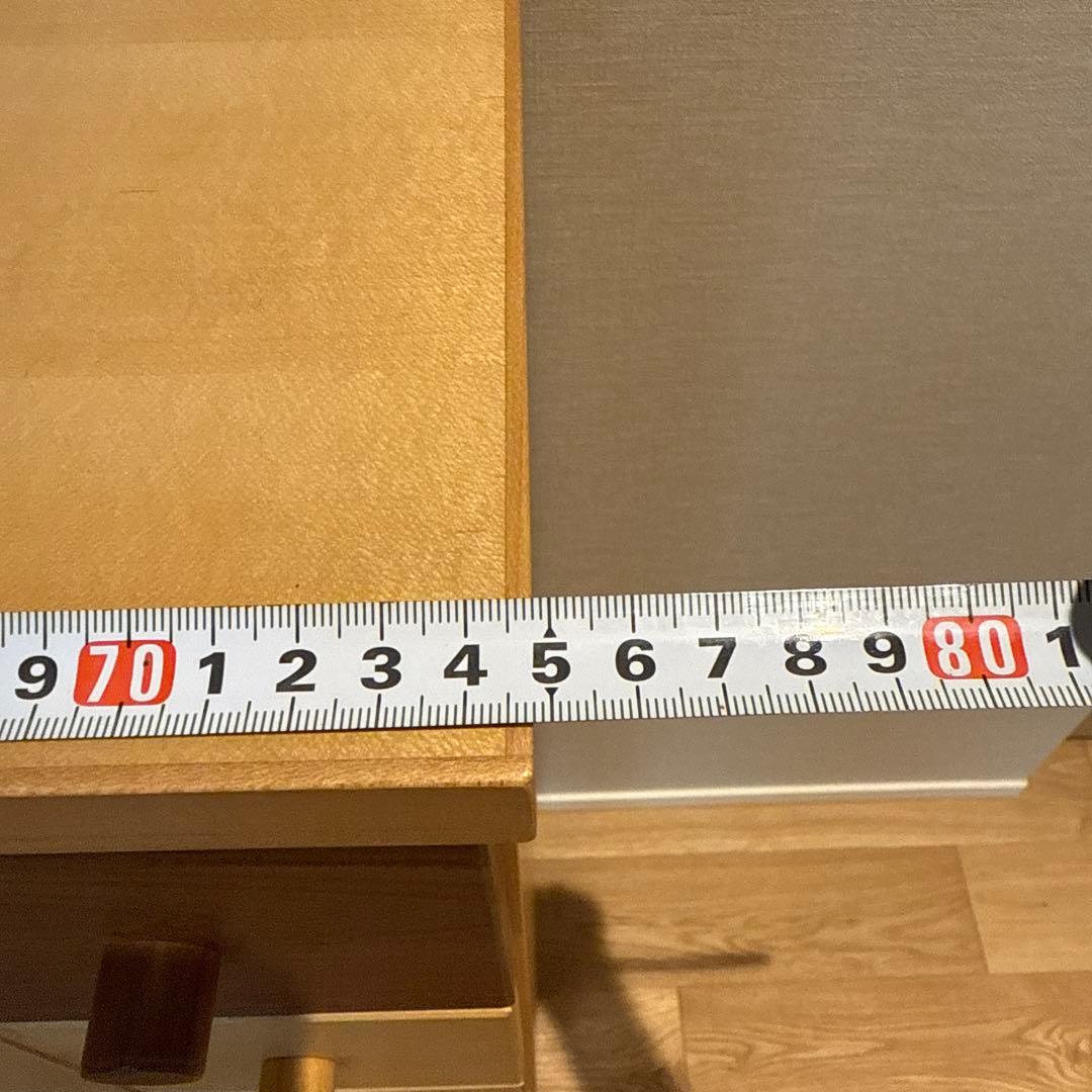 天然木材◆日本製◆北欧家具◆チェストキャビネット12個引き出し