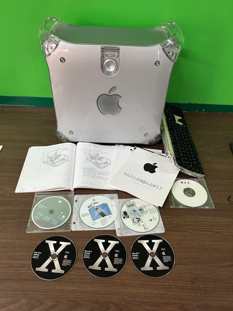 動作中古商品Apple power Mac Ｇ4 MDDと付属品多数