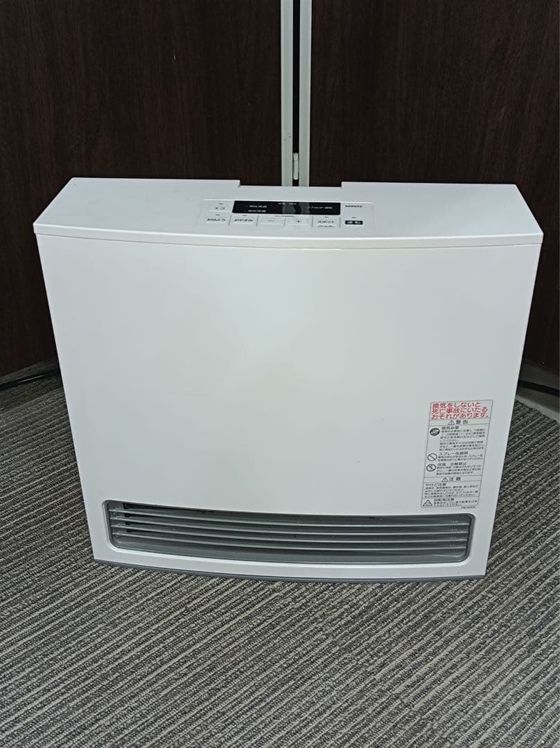 [八6506] ノーリツ 2021年製 都市ガス用 ガスファンヒーター