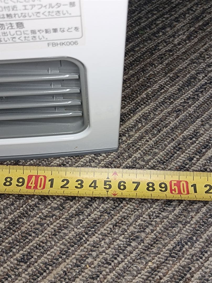 [八6506] ノーリツ 2021年製 都市ガス用 ガスファンヒーター