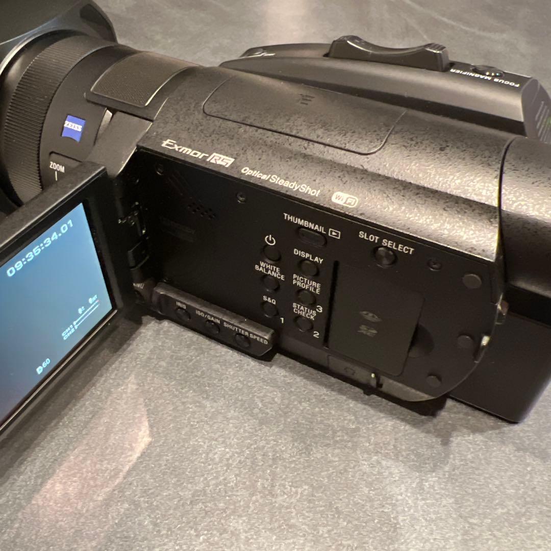【美品】Sony FDR-AX700 ビデオカメラ
