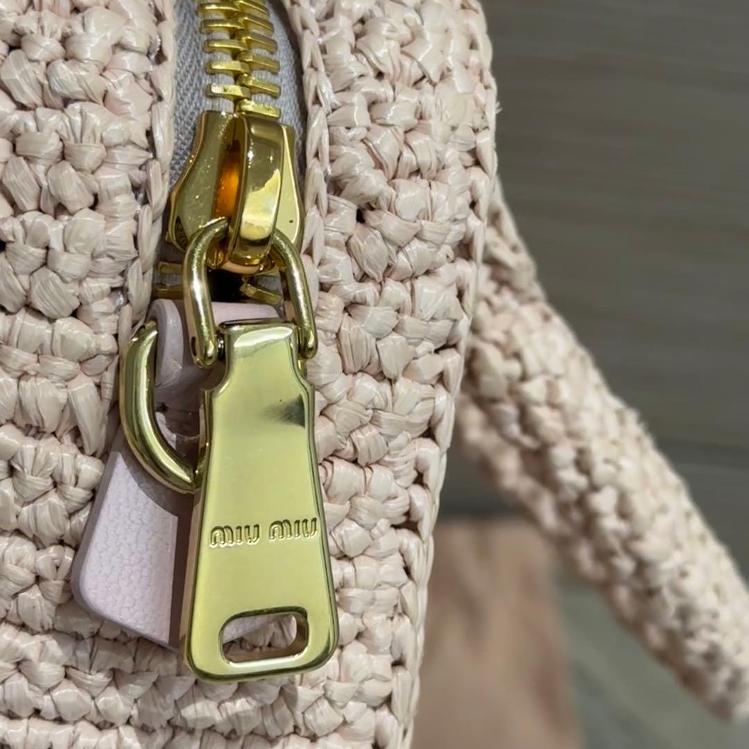 【新品】 miumiu アルカディ クロシェ バッグ