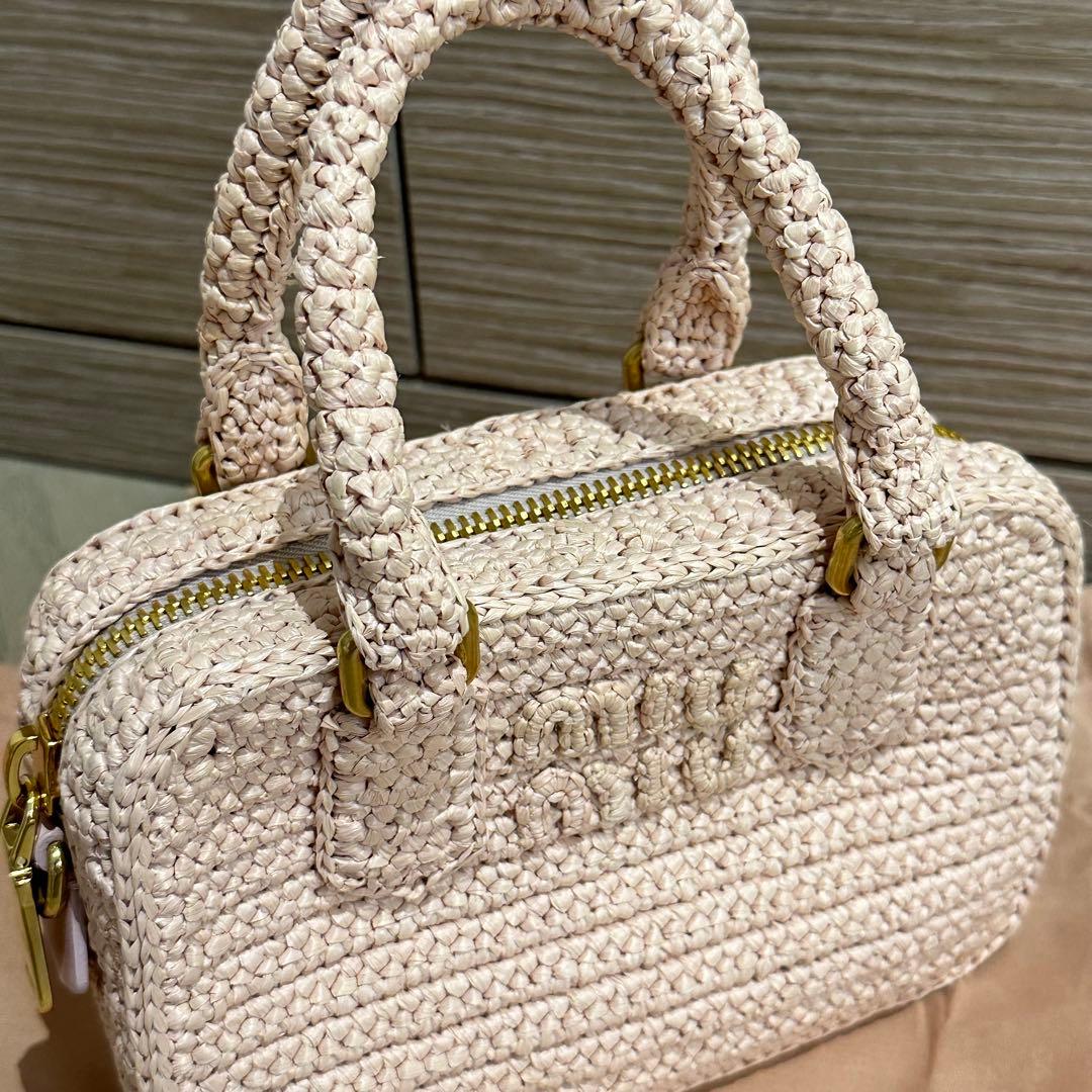 【新品】 miumiu アルカディ クロシェ バッグ