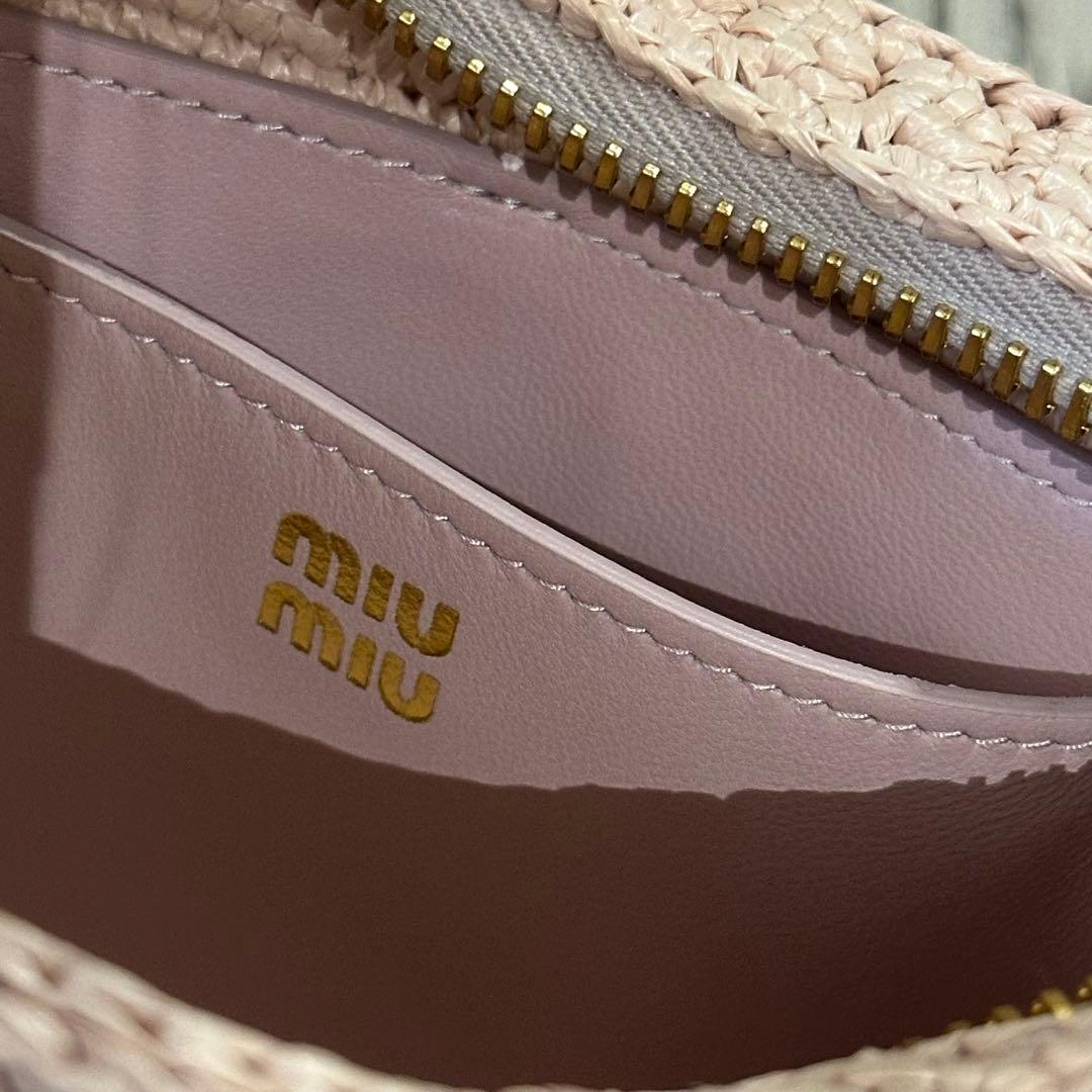 【新品】 miumiu アルカディ クロシェ バッグ