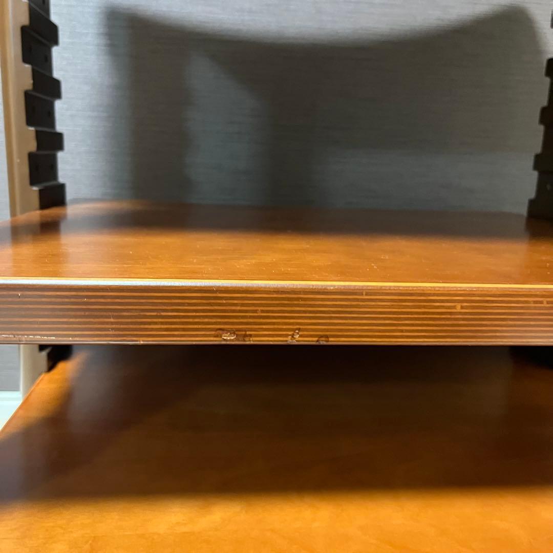 高級国産　山本音響工芸 桜合板×アサダ桜無垢材 オーディオラック