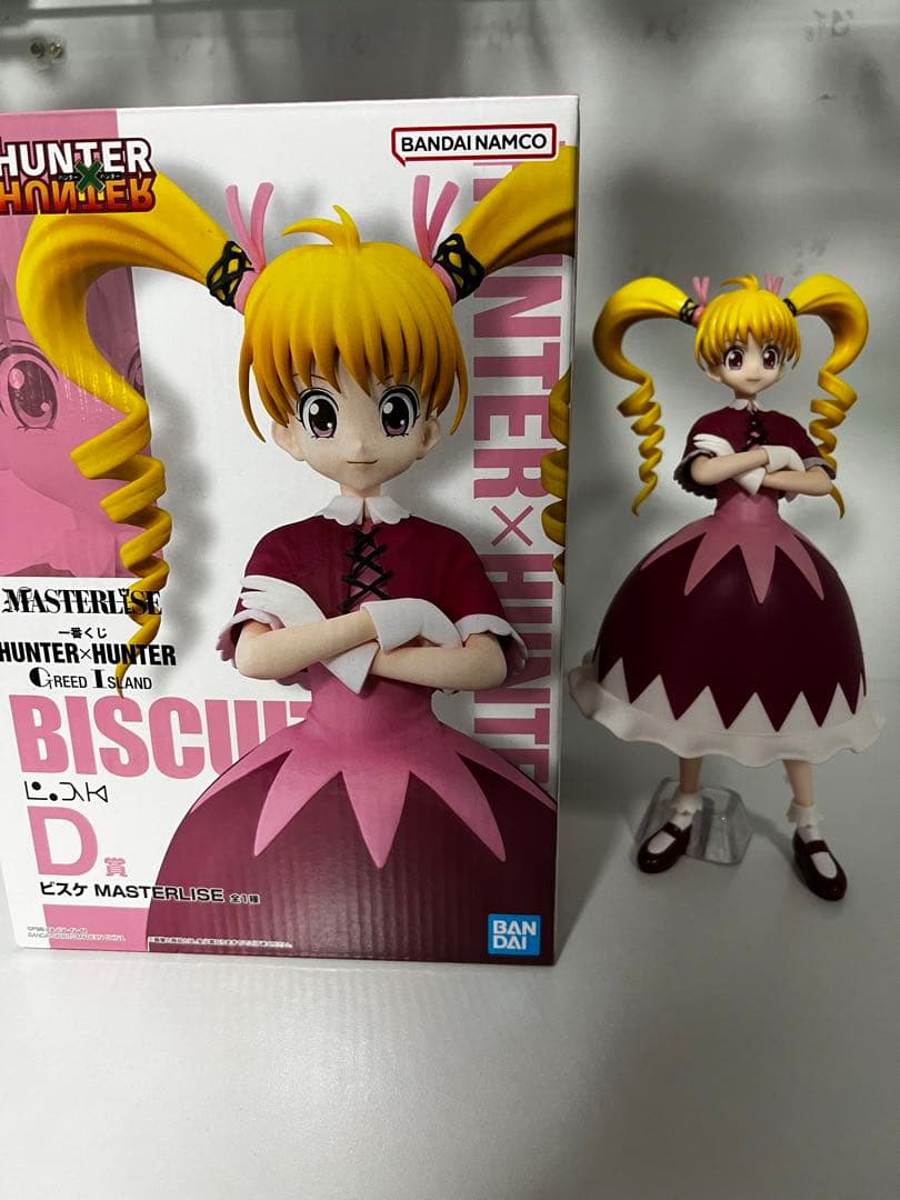 ハンターハンター　一番くじ　フィギュア　d賞　ビスケ　グリードアイランド