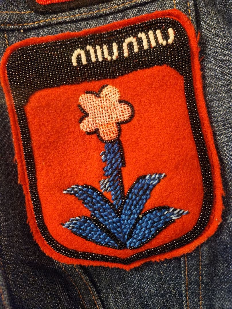 MIU MIU　デニムジャケット