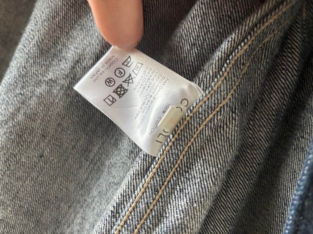 21SS comoli デニムカバーオール　サイズ3