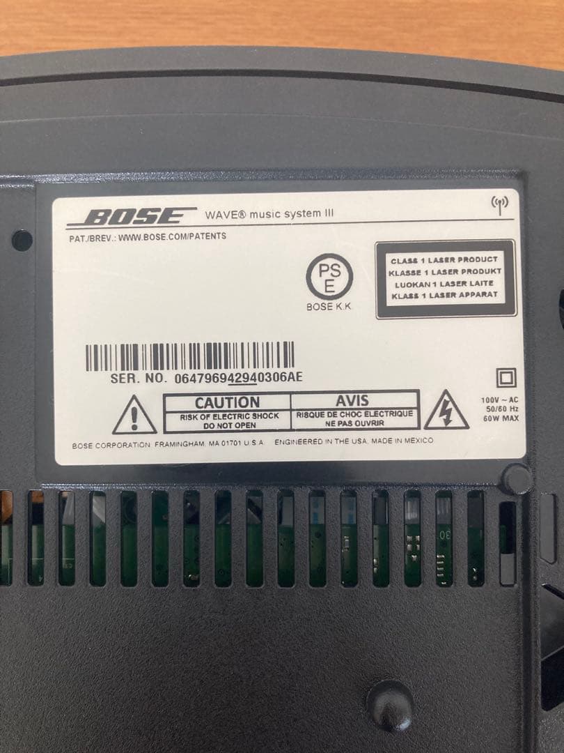 Bose WAVE Music System III （訳あり）