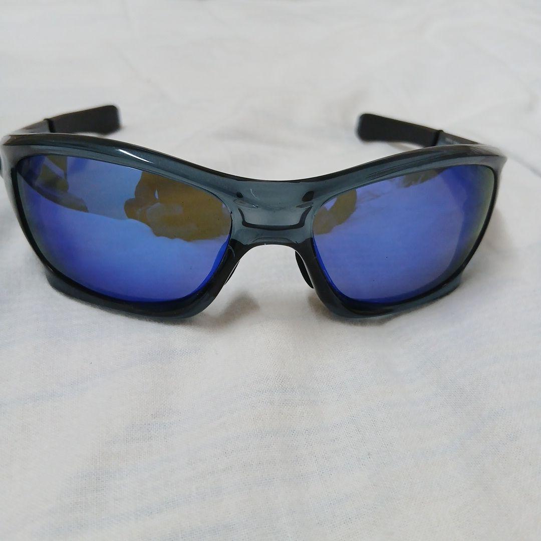 Oakley スポーツサングラス グレー/ブルー