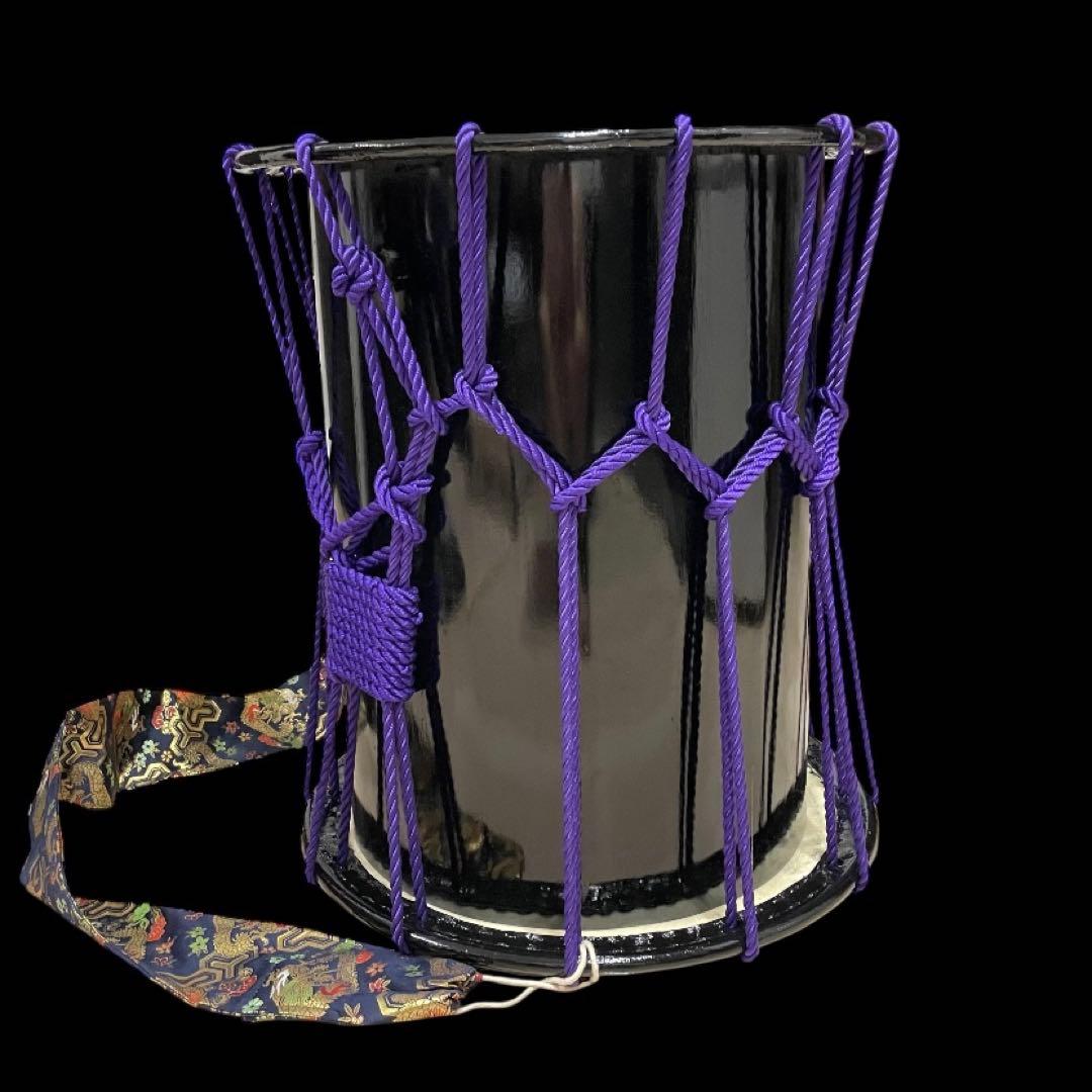 【美品】桶胴太鼓 1.6尺　ソフトケース　担ぎ紐　バチ(おまけ)