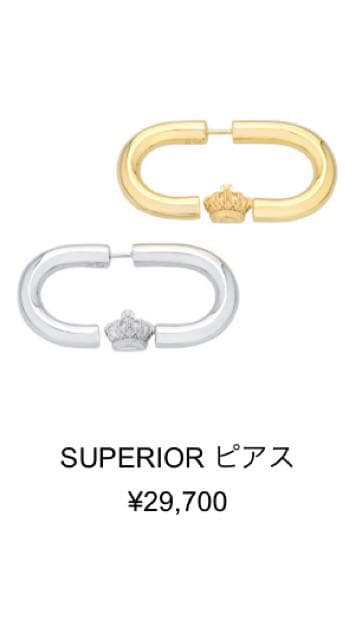 ノリ様用【匿名配送】Justin Davis SUPERIOR ピアス【未使用】