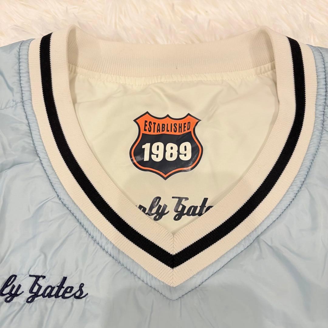 美品　パーリーゲイツ　4WAY　中綿　スニード　リバーシブル　ベスト ホワイト