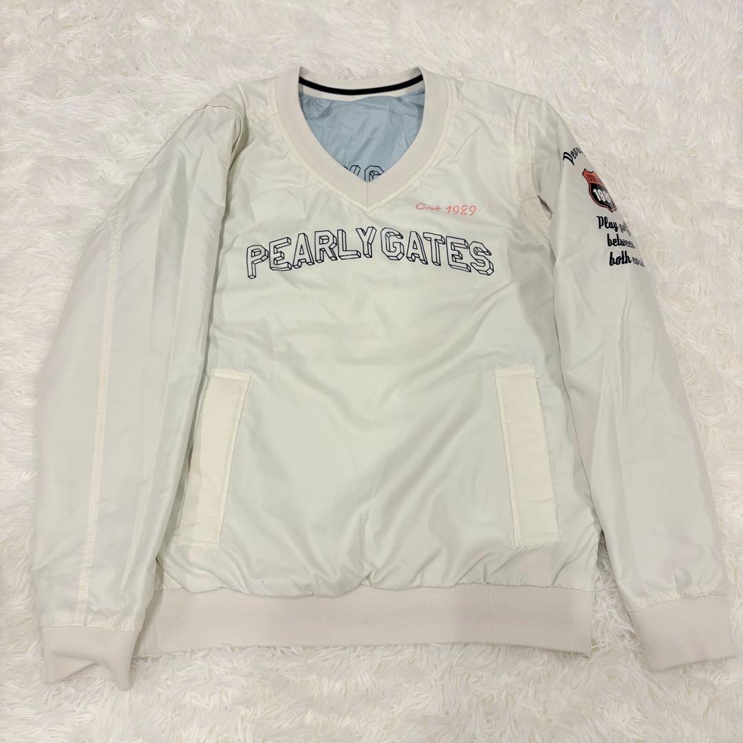 美品　パーリーゲイツ　4WAY　中綿　スニード　リバーシブル　ベスト ホワイト