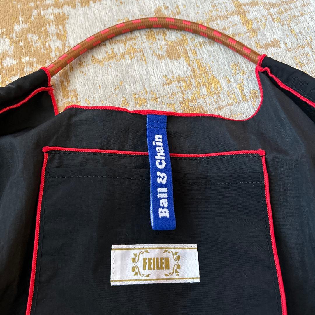 ボールアンドチェーン×フェイラーコラボレーション ブラック L