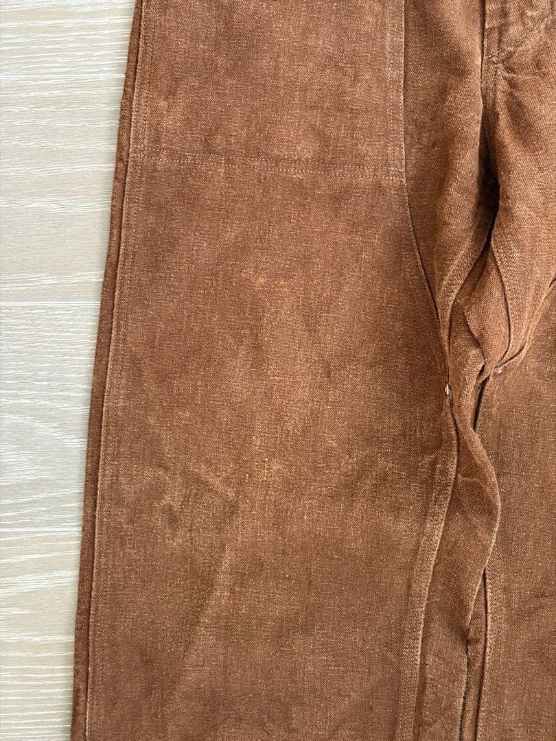 COMOLI コモリ ヘンプ ダック ペインターパンツ