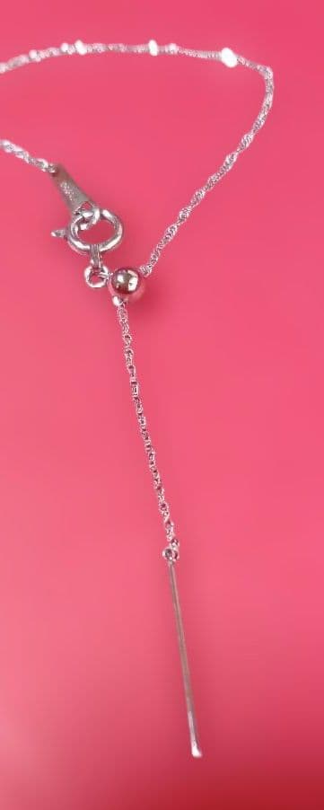 Pt950 スクリューチェーンネックレス 日本製