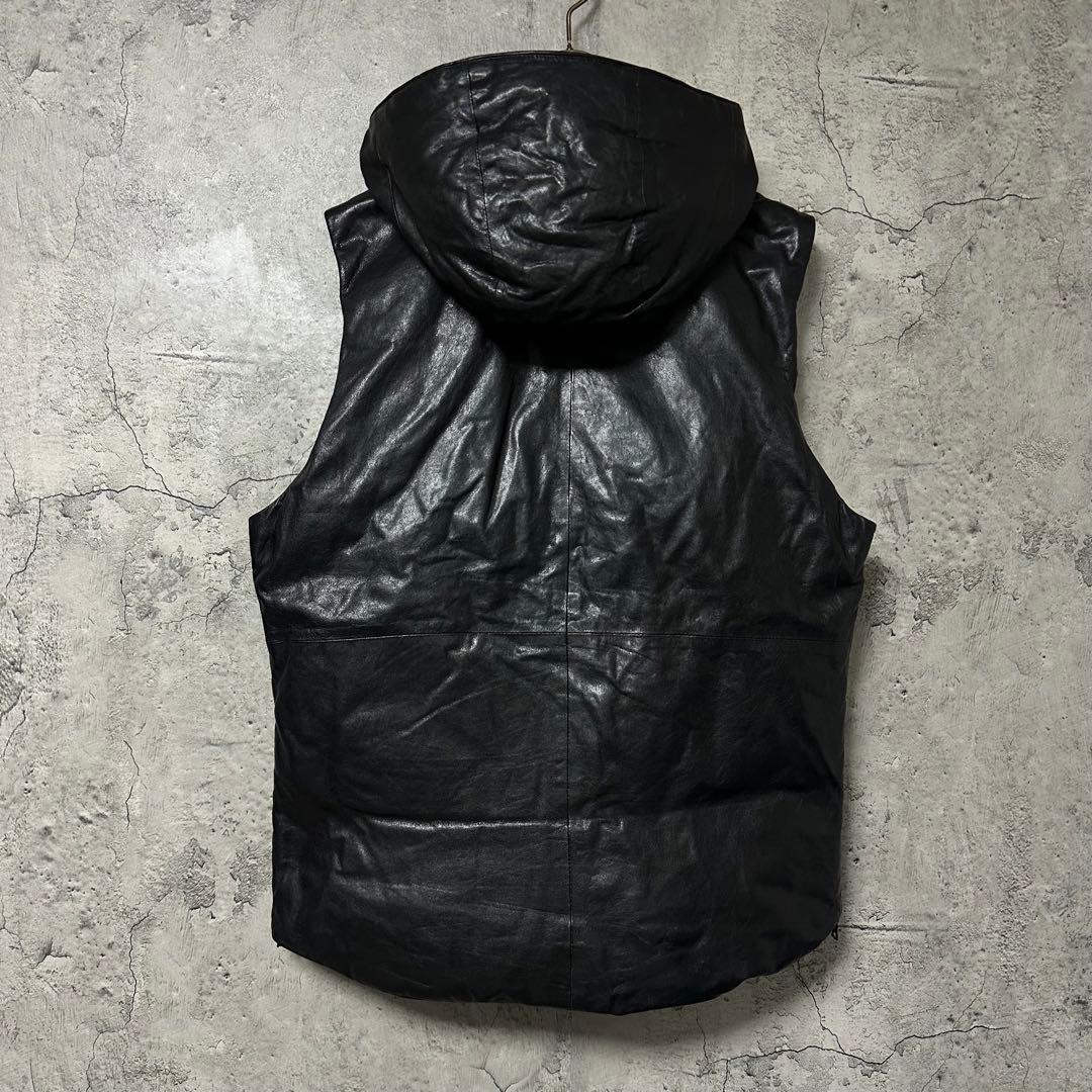 【超希少◎】theory　レザーダウンベスト　シープスキン　高級　完売モデル◎