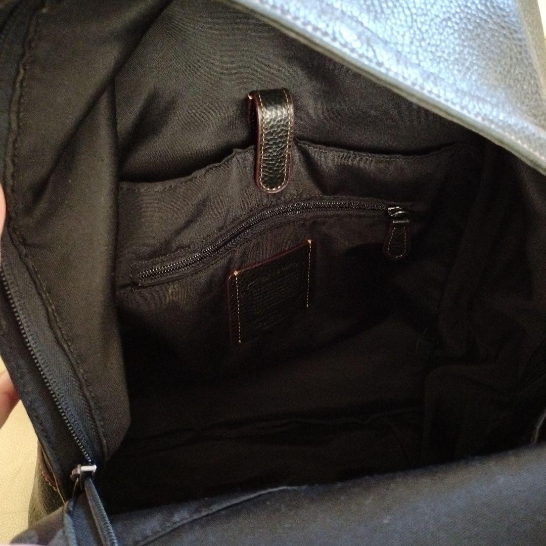 値下　コーチ　キースヘリング　コラボ　リュック　ロボット　COACH 黒