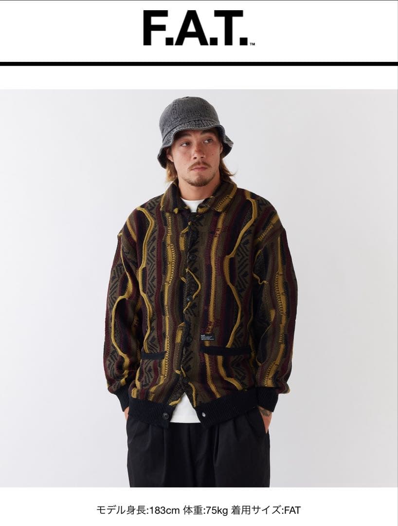 FAT FOOGIGAN ニット　カーディガン