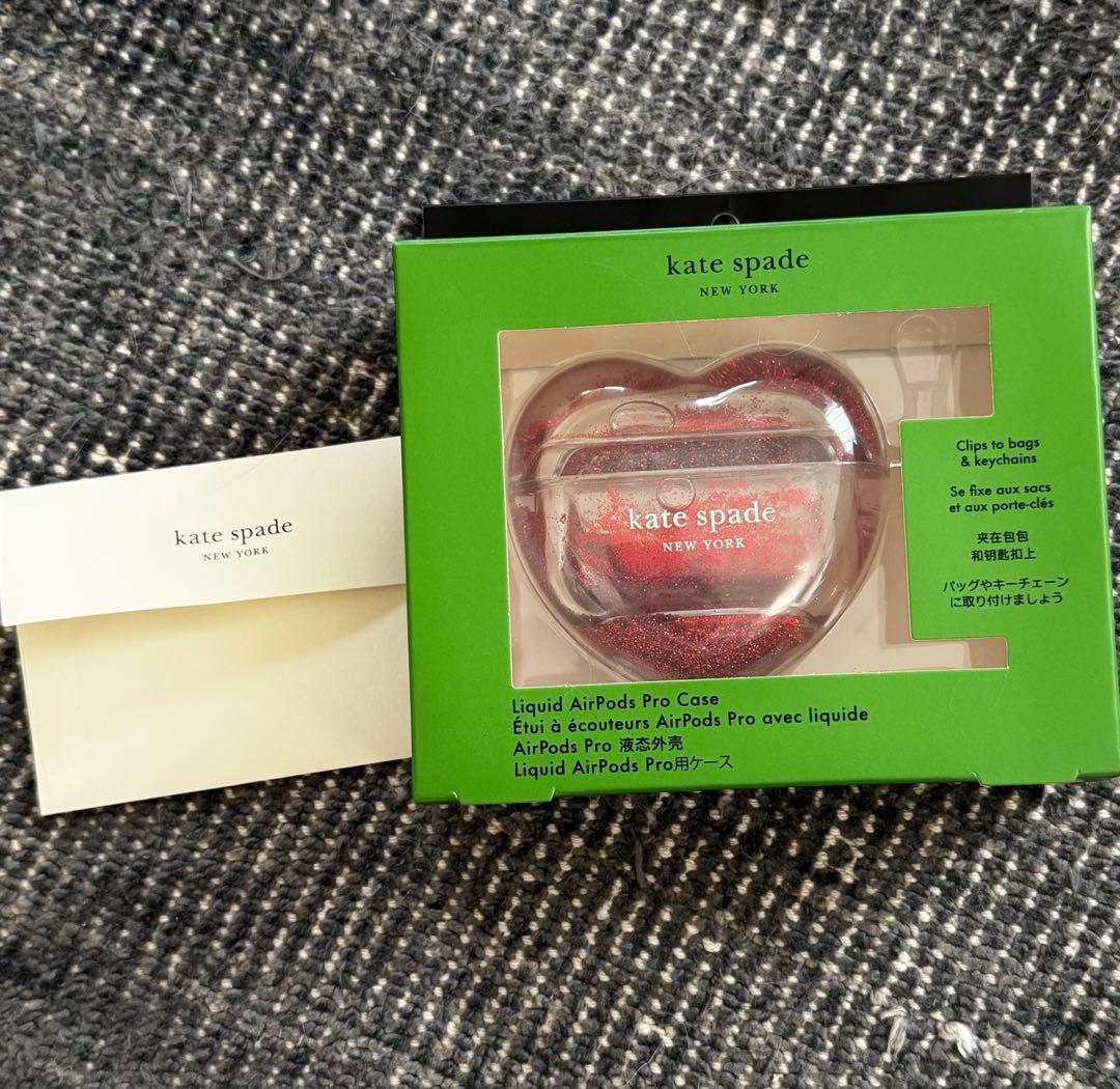 kate spade new york AirPodsPro用ケース　ハート