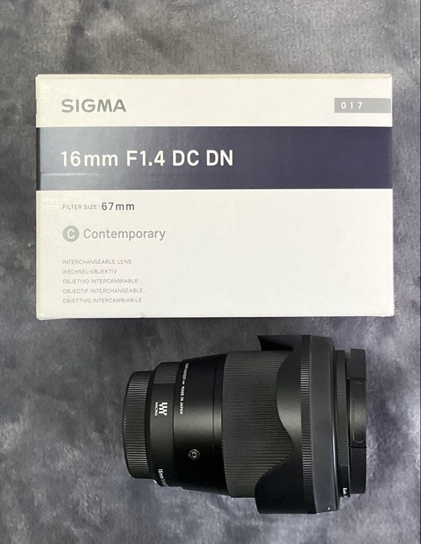 SIGMA 16mm F1.4 DC DN レンズ　マイクロフォーサーズマウント