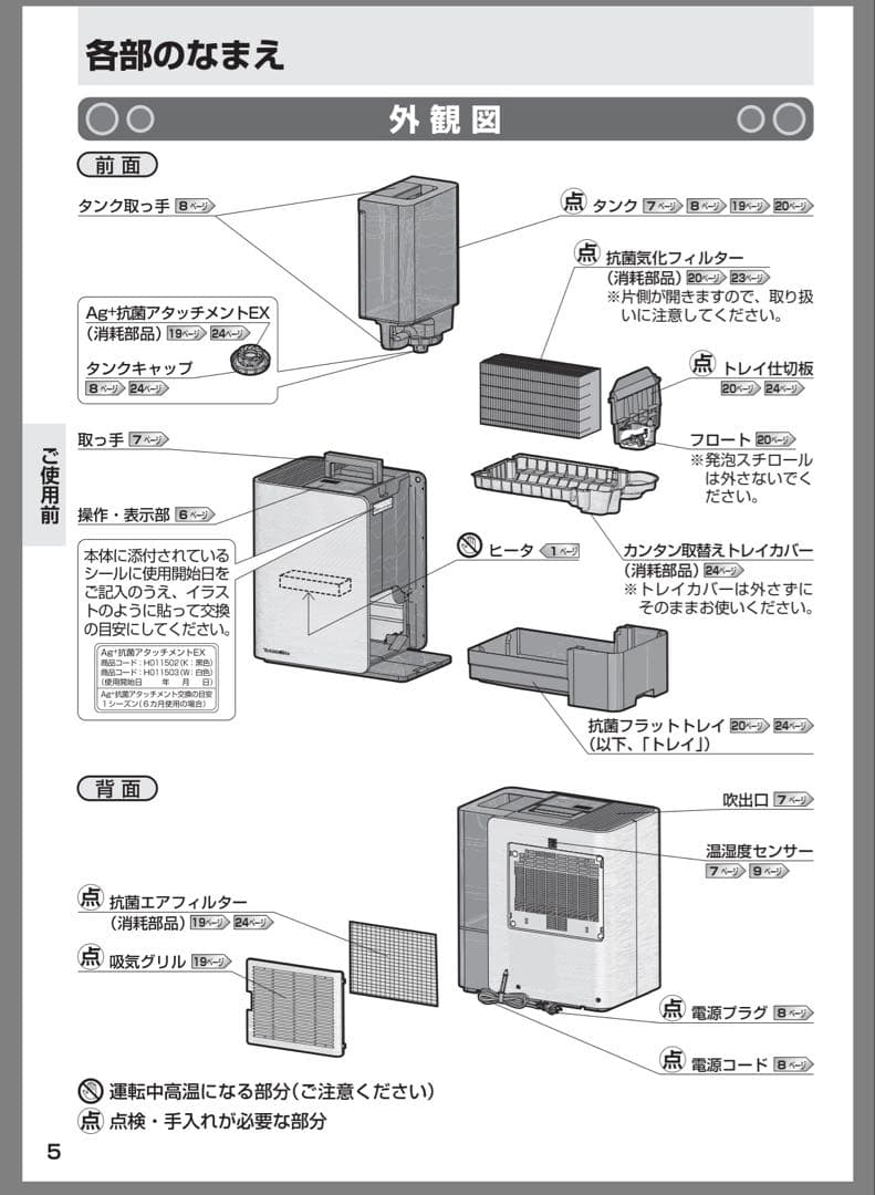 Dainichi plus 加湿器（温風気化/気化式）HD-LX1223(H)②